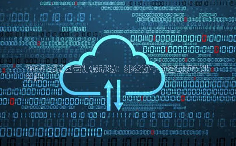 意昂体育4路畅科技2023 年韩国云计算市场：排名前十的公司和行业
趋势