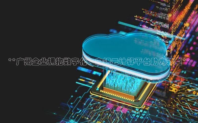 EON4官网颐驰 06**广州企业拥抱数字化：白银云计算平台助力转型**