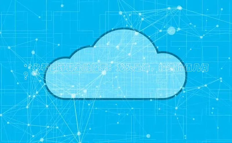 意昂体育4登录同程**必看云计算金融股票：龙头是谁，投资价值几何
？**